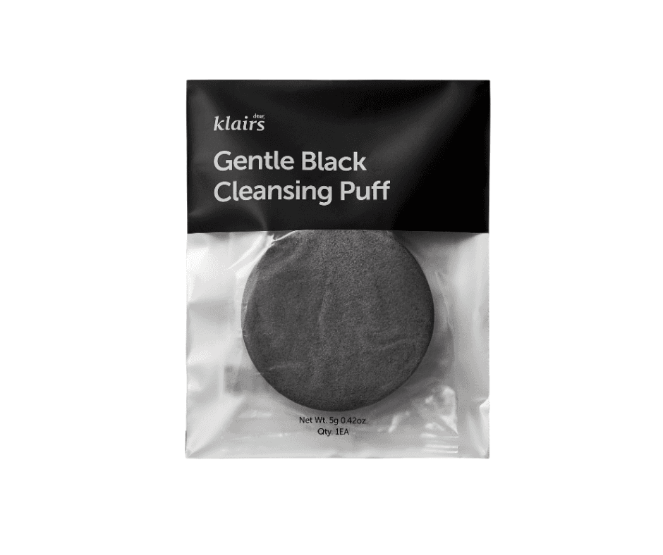 GENTLE BLACK CLEANSING PUFF