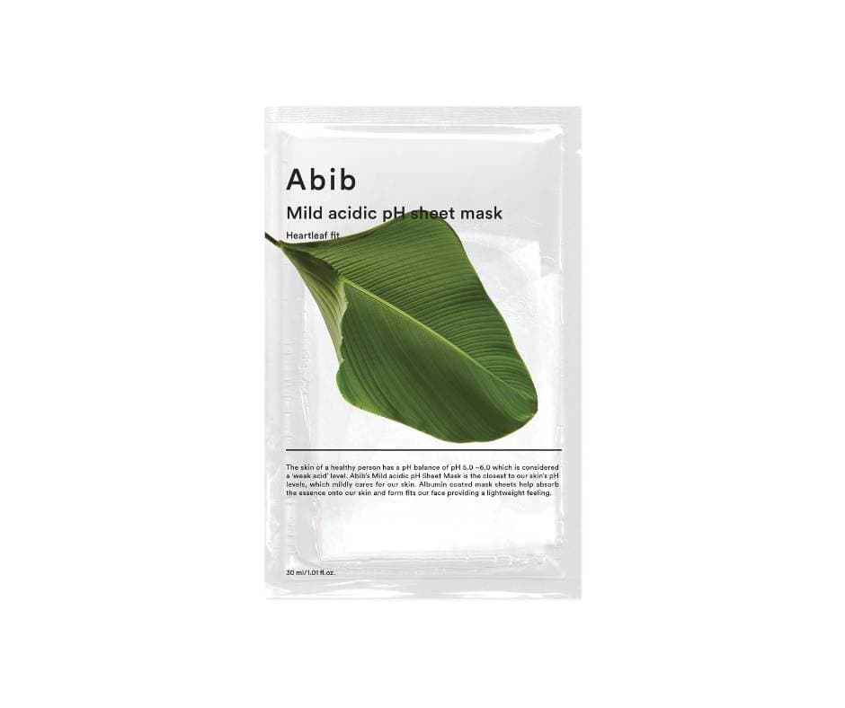 MILD ACIDIC PH SHEET MASK - HEARTLEAF FIT