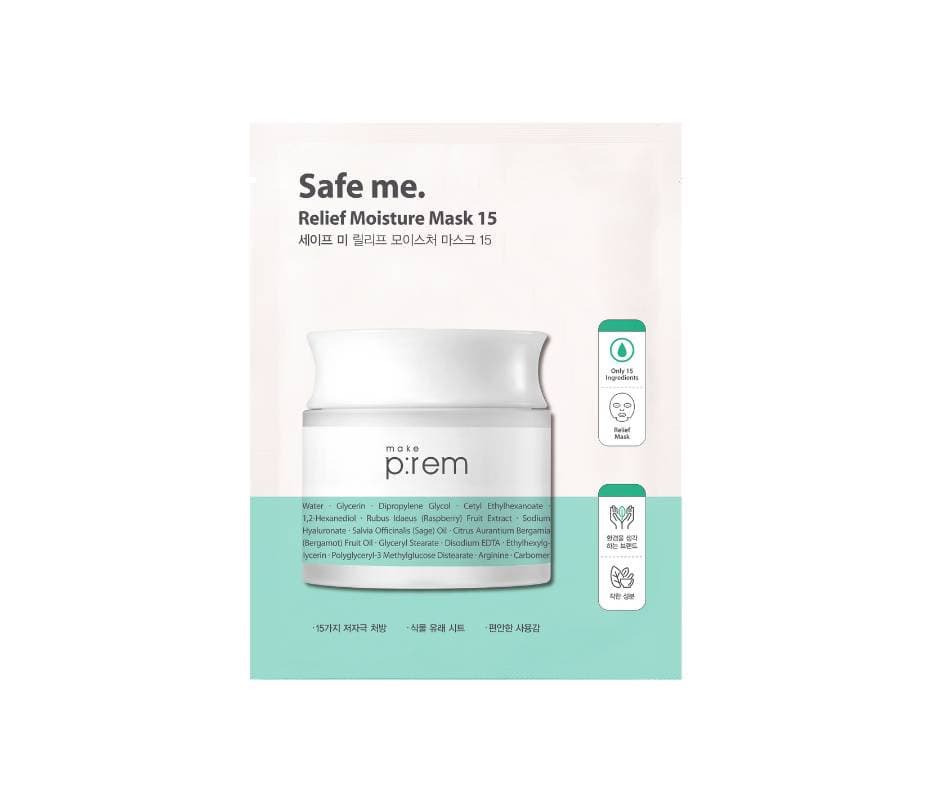 SAFE ME. RELIEF MOISTURE MASK 15