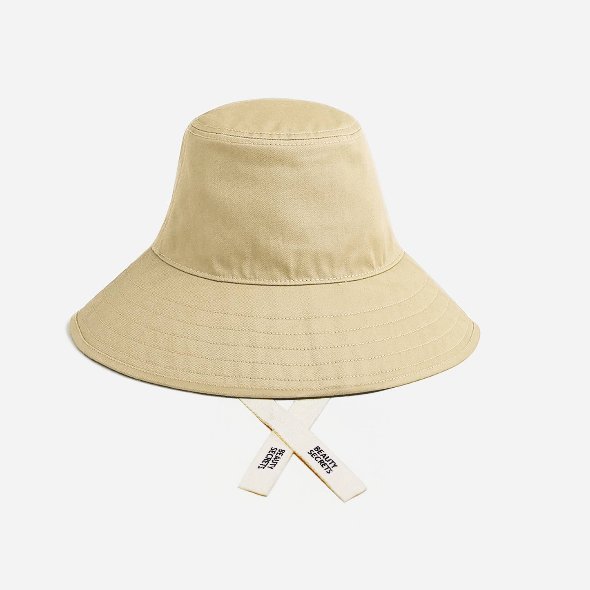 BEAUTY SECRETS BUCKET HAT BEIGE