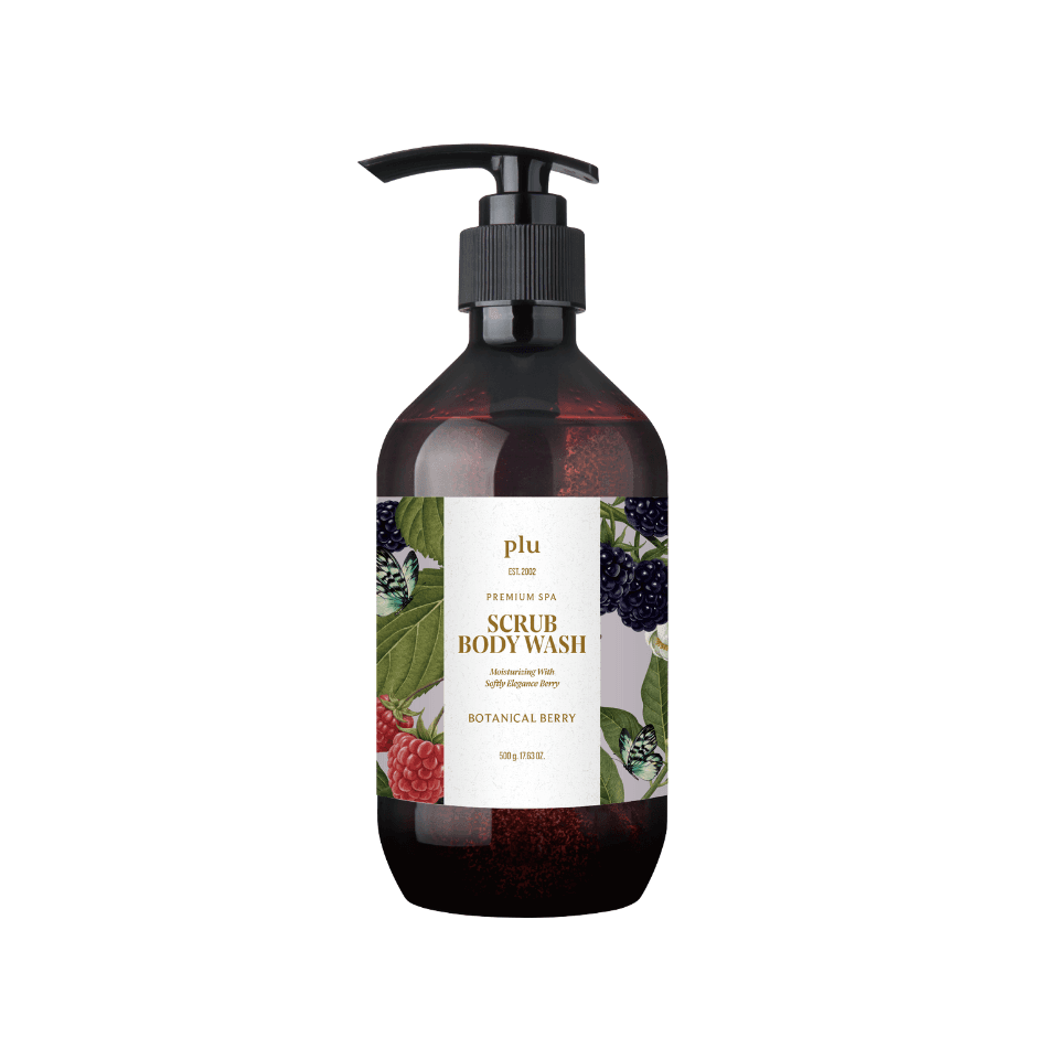 PERFUMED SPA SCRUB BODY WASH BOTANICAL BERRY