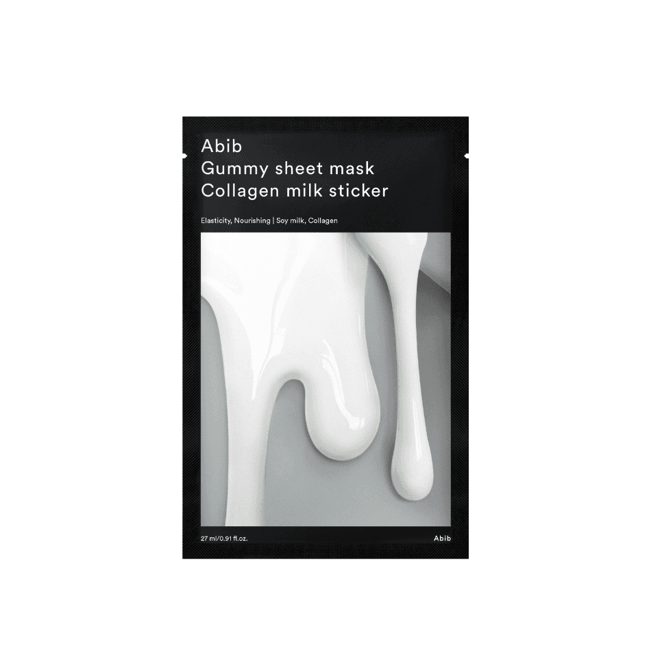 GUMMY SHEET MASK- COLLAGEN MILK STICKER