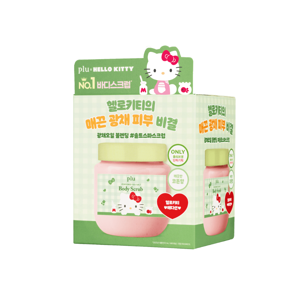 HELLO KITTY: PERFUMED SEA SALT SCRUB WHITE BLANC