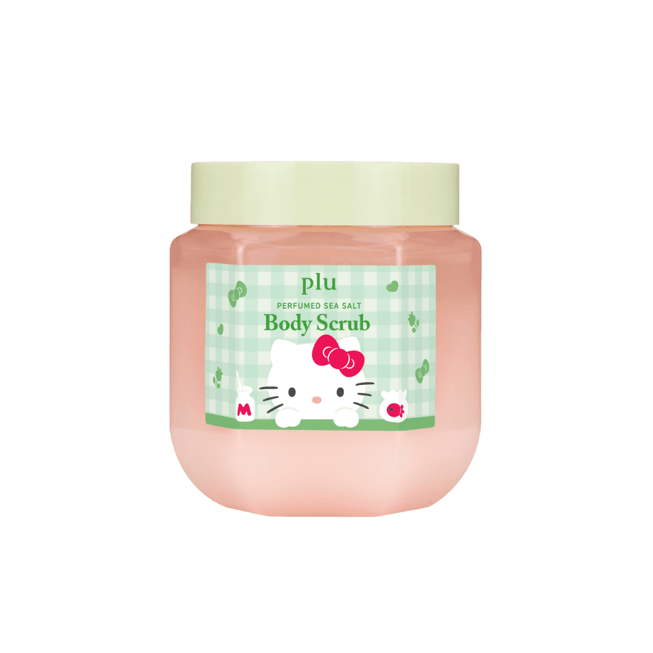 HELLO KITTY: PERFUMED SEA SALT SCRUB WHITE BLANC