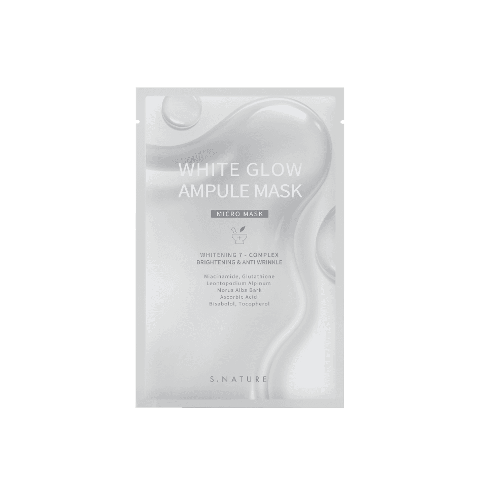 WHITE GLOW AMPULE MASK