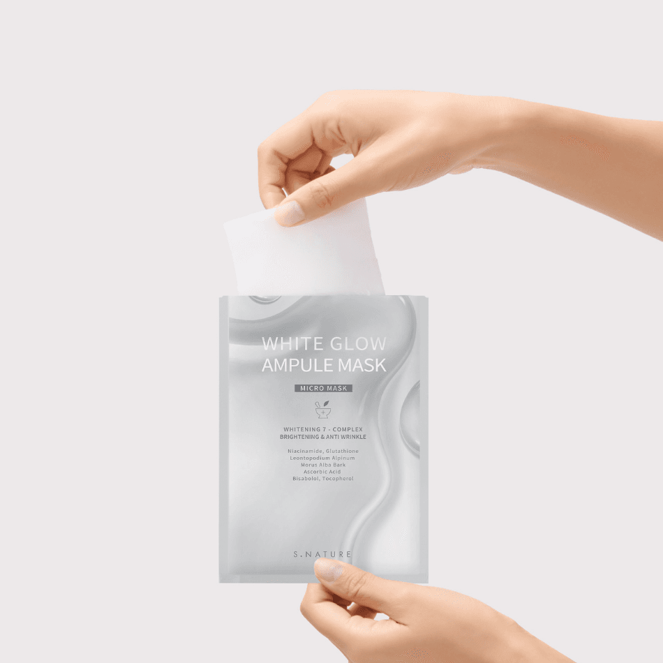 WHITE GLOW AMPULE MASK
